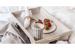 Bedside meal tray