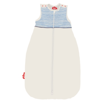 Summer sleeping bag Blue Stripes / soft organic cotton / 70 cm, 90 cm, 110 cm