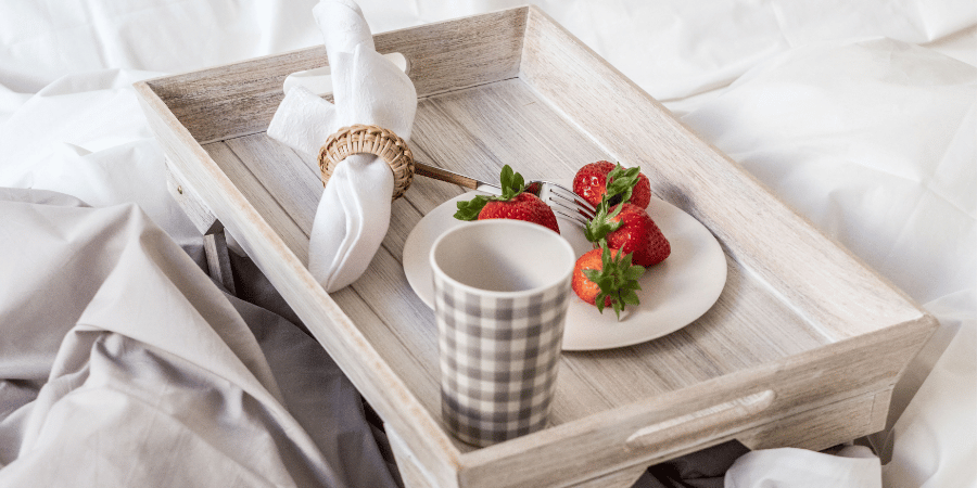 Bedside meal tray